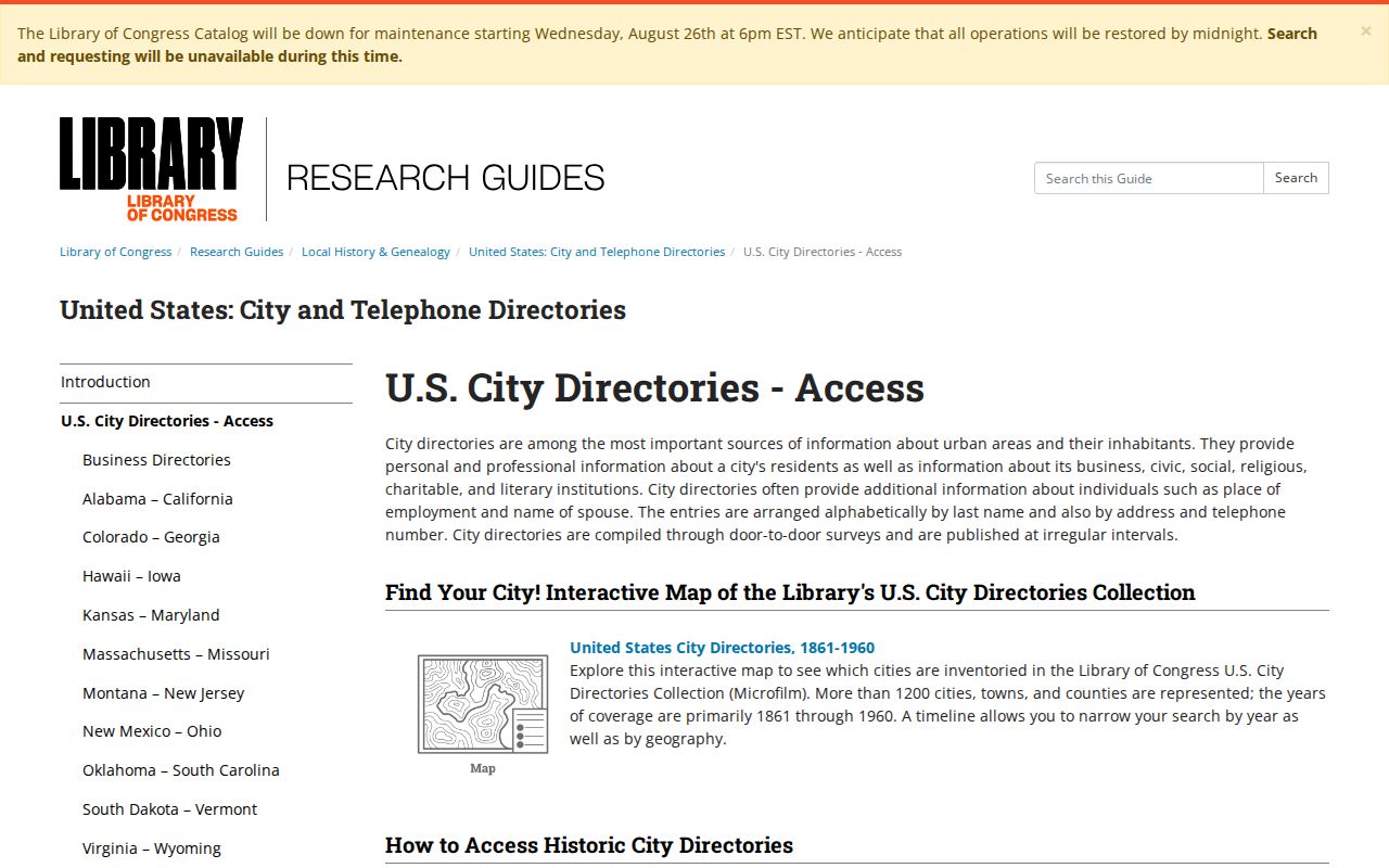Merrillville previous residents city directory research guide